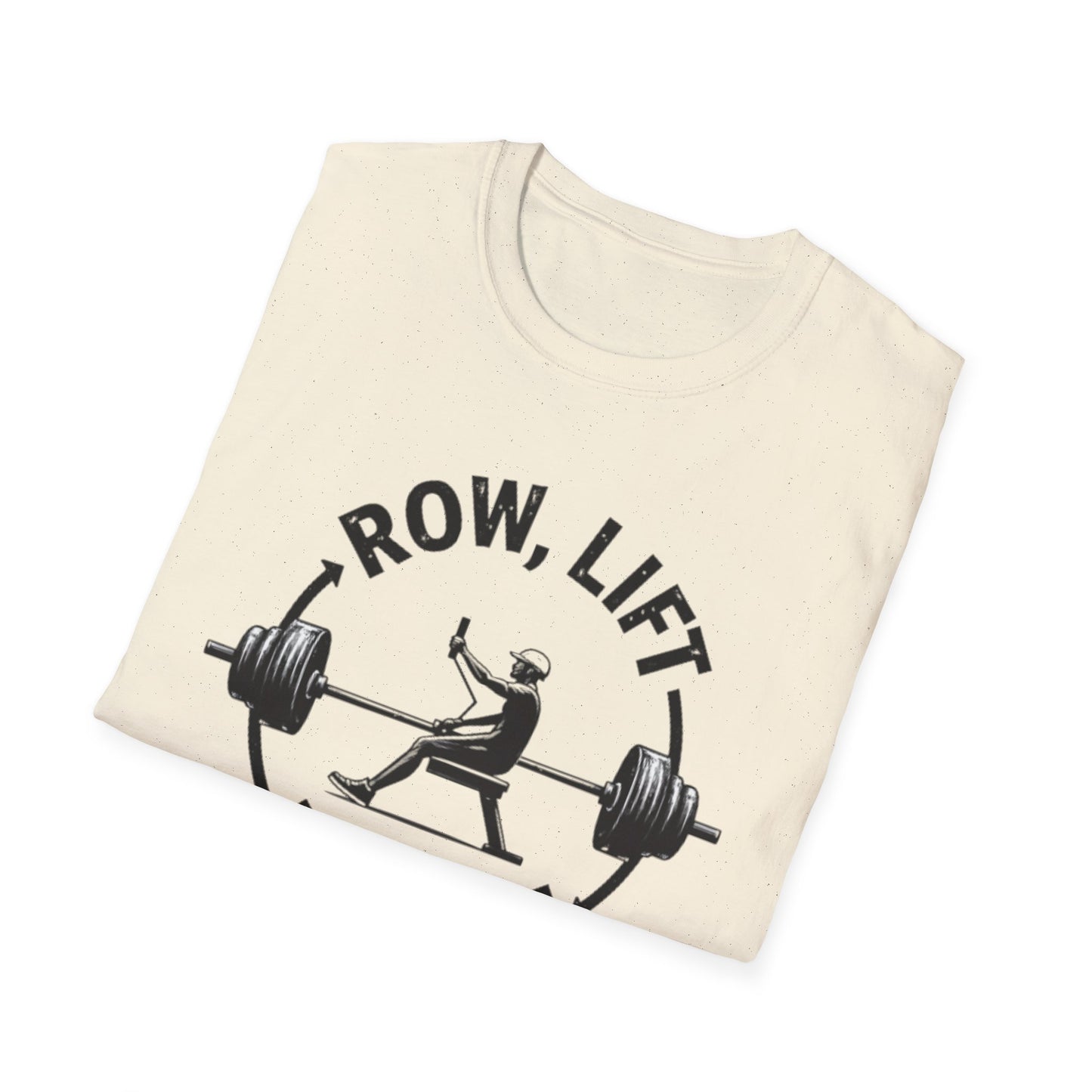 Row, Lift, Repeat T-Shirt – Gym & Functional Fitness Tee