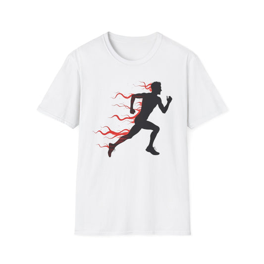 Flaming Speed Runner T-Shirt – Ignite Your Passion for Running