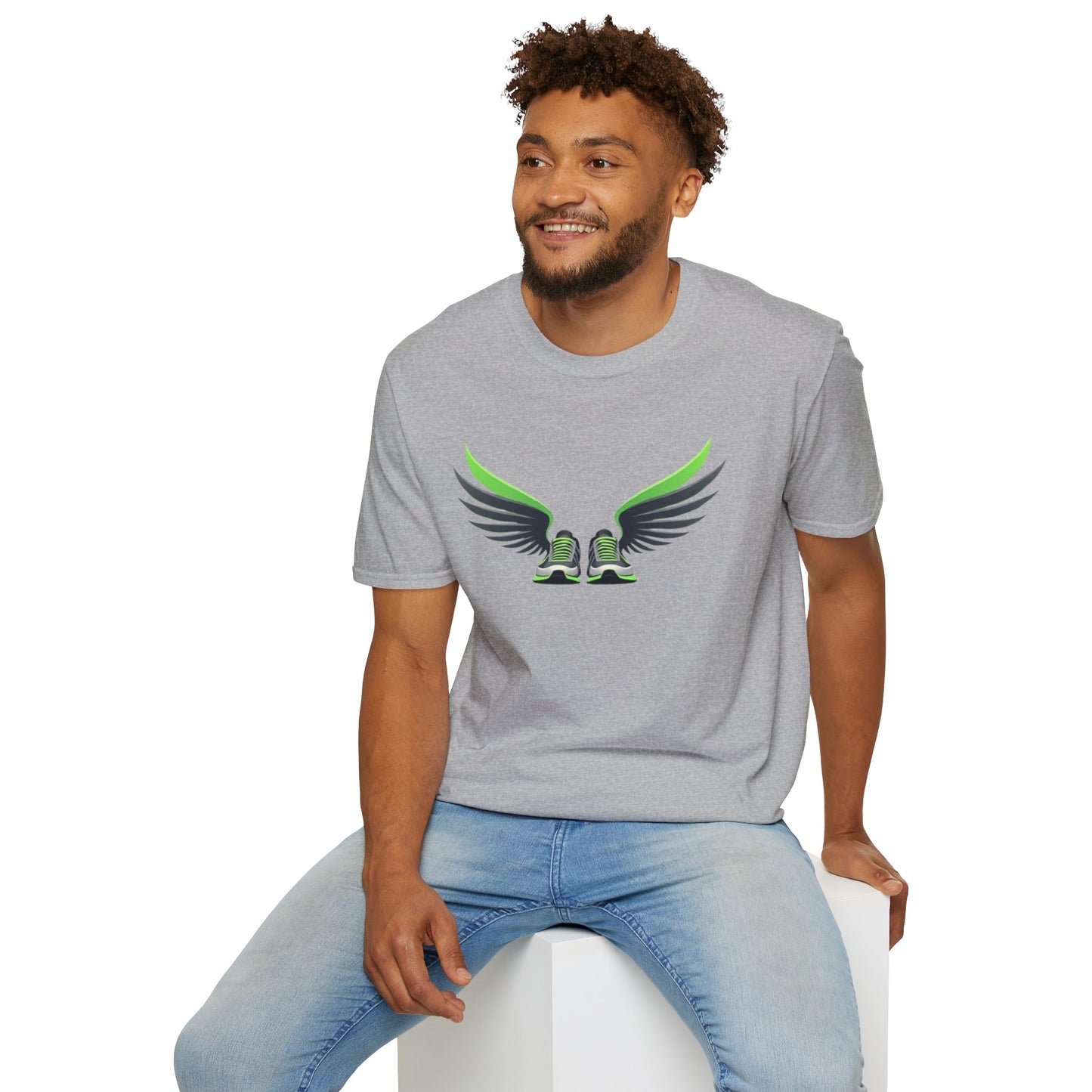 Winged Runner T-Shirt – Speed, Freedom & Endurance