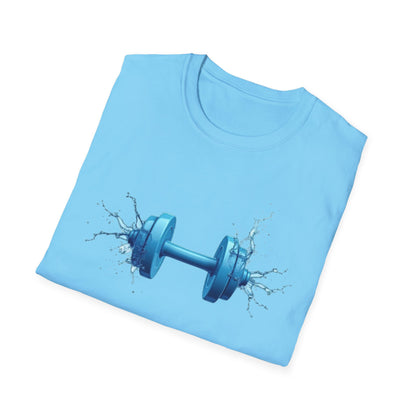 Hydro Strength Dumbbell T-Shirt – Power, Performance & Fluidity