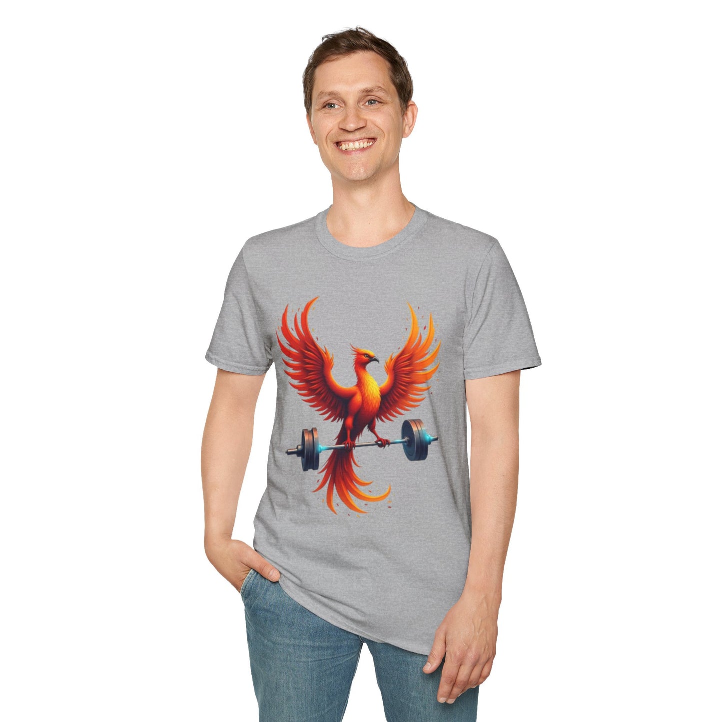 Phoenix Rising Gym T-Shirt – Strength, Resilience & Power Tee