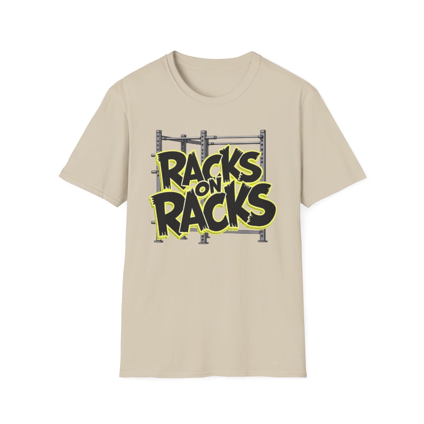 Racks on Racks T-Shirt – Funny Gym & Lifting Tee