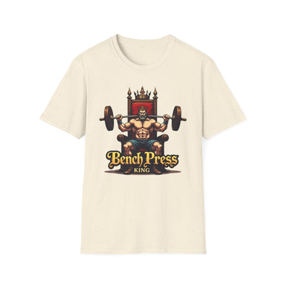 Bench Press King T-Shirt – Funny Gym & Powerlifting Tee