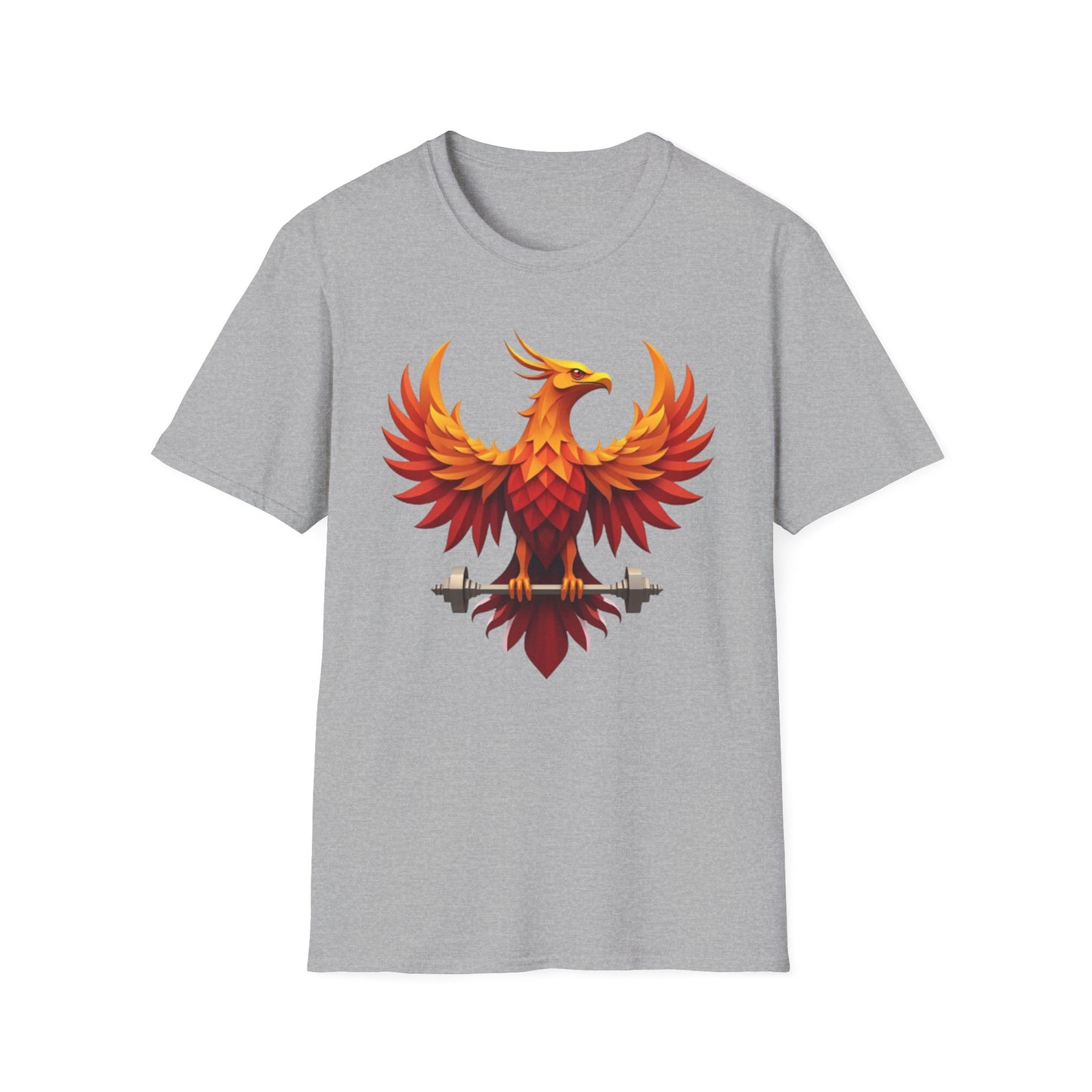 Phoenix Strength Gym T-Shirt – Rise, Lift & Conquer