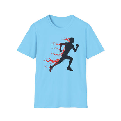 Flaming Speed Runner T-Shirt – Ignite Your Passion for Running