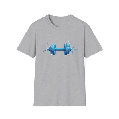 Hydro Strength Dumbbell T-Shirt – Power, Performance & Fluidity