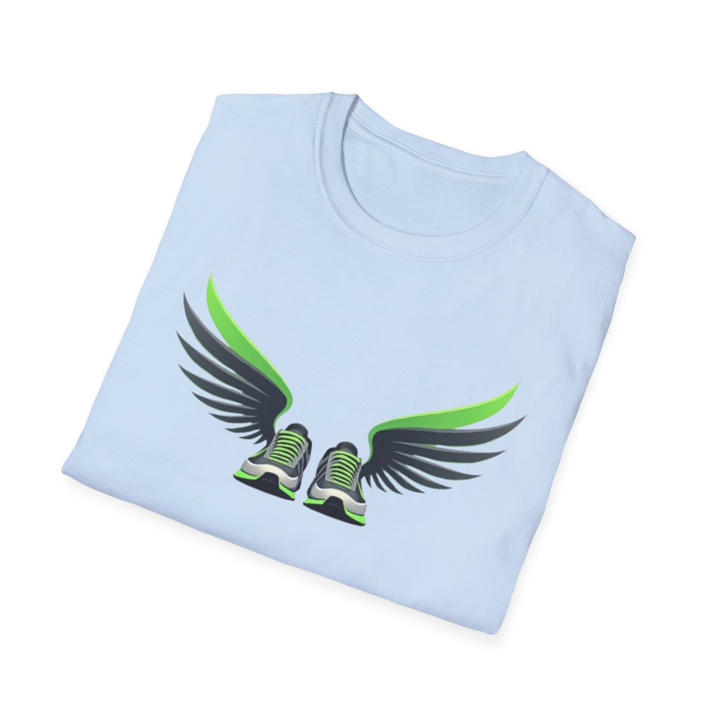 Winged Runner T-Shirt – Speed, Freedom & Endurance