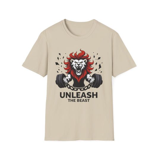 Unleash the Beast T-Shirt – Power, Strength & Gym Motivation