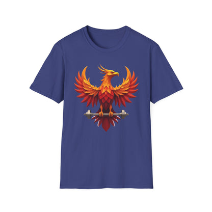 Phoenix Strength Gym T-Shirt – Rise, Lift & Conquer