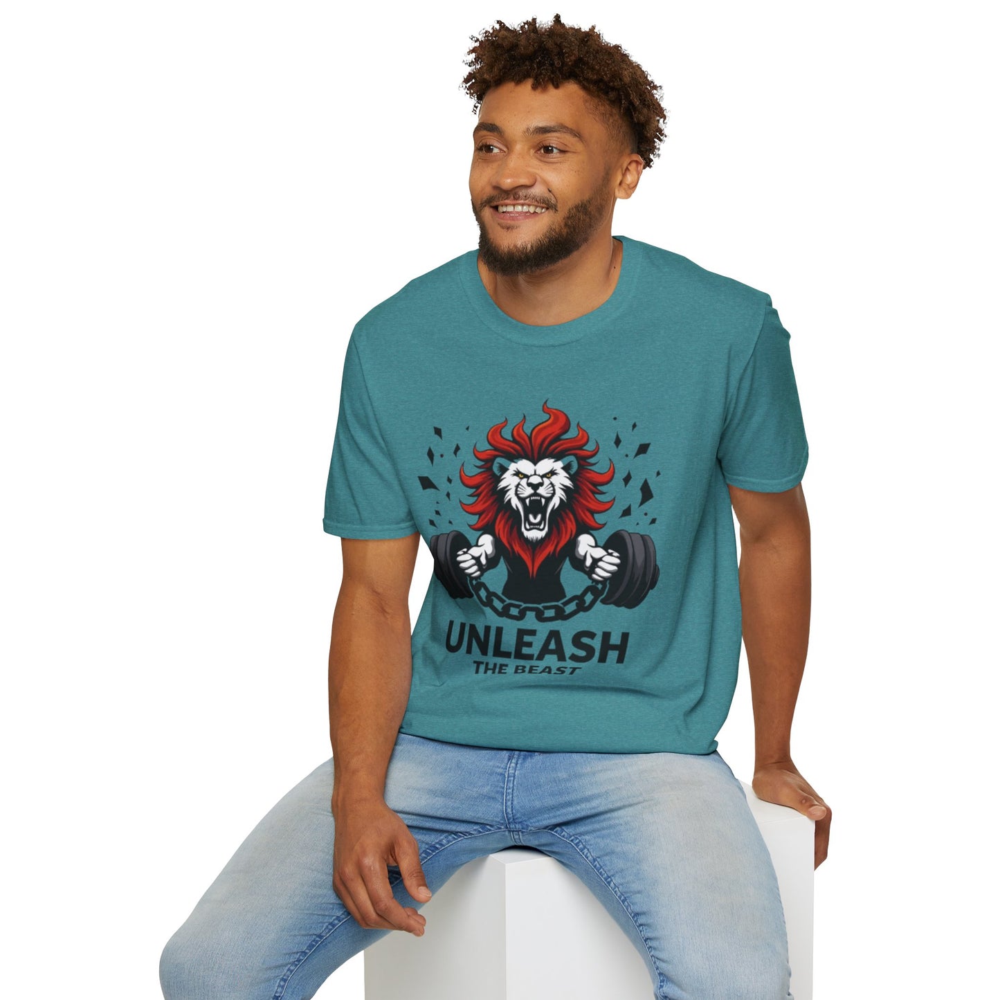 Unleash the Beast T-Shirt – Power, Strength & Gym Motivation