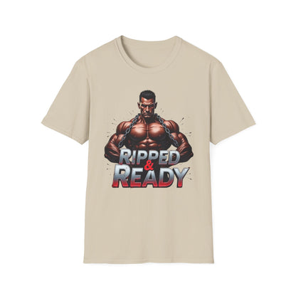 Ripped & Ready T-Shirt – Hardcore Gym & Bodybuilding Tee