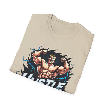 Hustle for the Muscle T-Shirt – Hardcore Gym & Fitness Tee