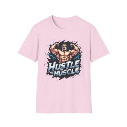 Hustle for the Muscle T-Shirt – Hardcore Gym & Fitness Tee