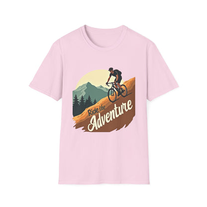 Ride the Adventure T-Shirt – Cycling & Outdoor Exploration