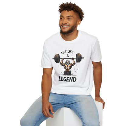 Lift Like a Legend T-Shirt – Epic Gym & Powerlifting Tee