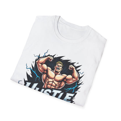 Hustle for the Muscle T-Shirt – Hardcore Gym & Fitness Tee