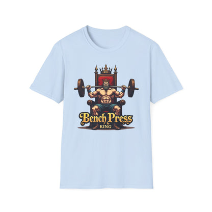 Bench Press King T-Shirt – Funny Gym & Powerlifting Tee