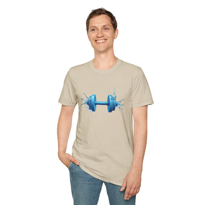 Hydro Strength Dumbbell T-Shirt – Power, Performance & Fluidity