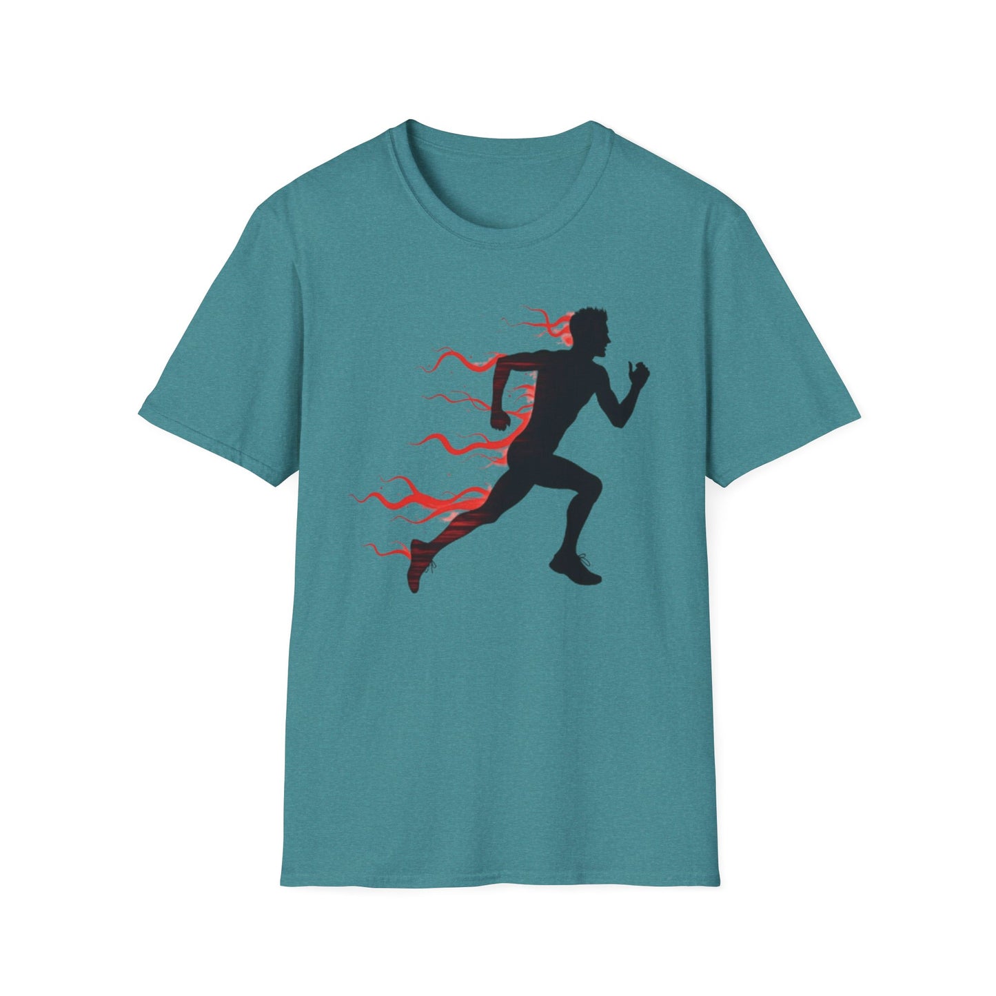 Flaming Speed Runner T-Shirt – Ignite Your Passion for Running