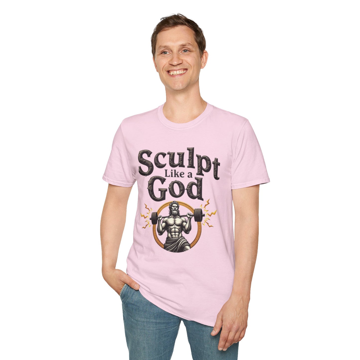 Sculpt Like a God T-Shirt – Epic Gym & Bodybuilding Tee