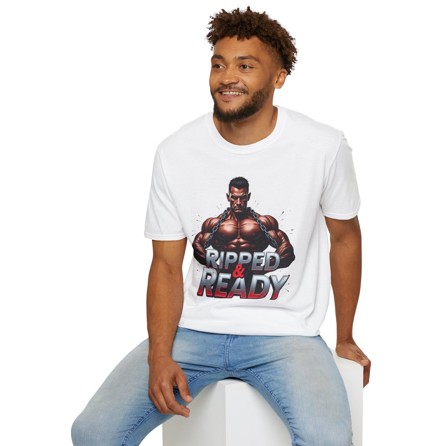 Ripped & Ready T-Shirt – Hardcore Gym & Bodybuilding Tee