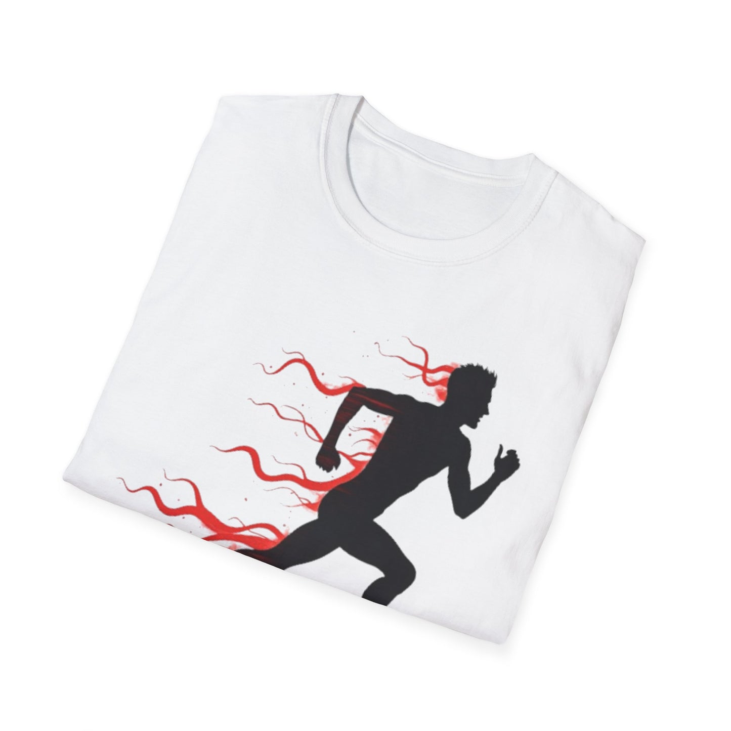 Flaming Speed Runner T-Shirt – Ignite Your Passion for Running