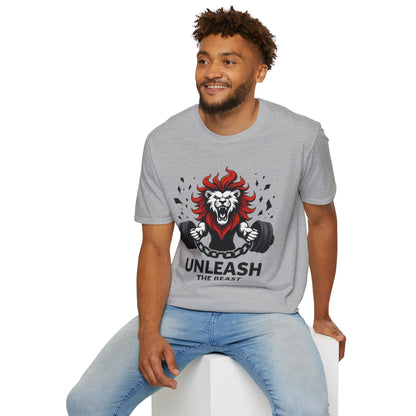 Unleash the Beast T-Shirt – Power, Strength & Gym Motivation