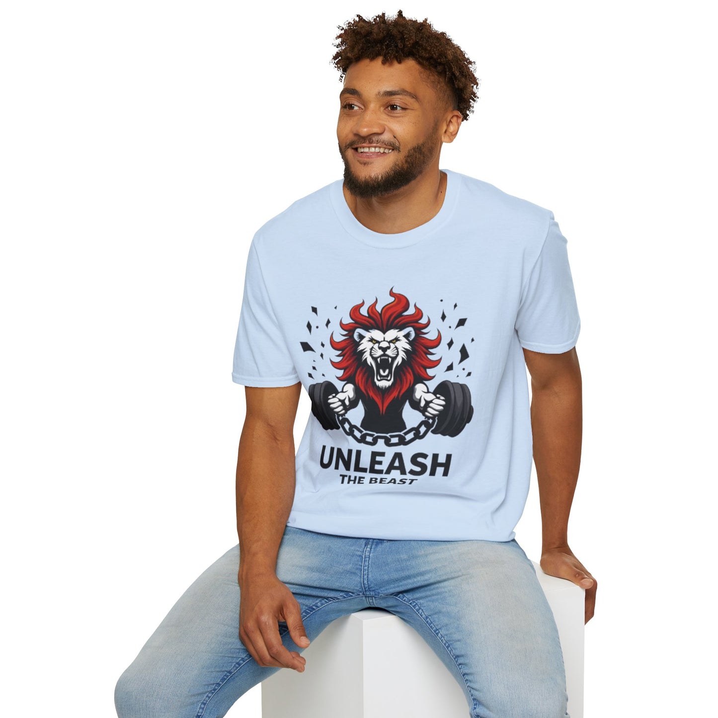 Unleash the Beast T-Shirt – Power, Strength & Gym Motivation