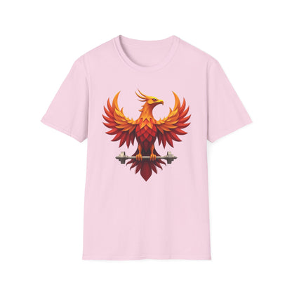 Phoenix Strength Gym T-Shirt – Rise, Lift & Conquer