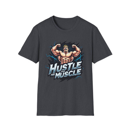 Hustle for the Muscle T-Shirt – Hardcore Gym & Fitness Tee