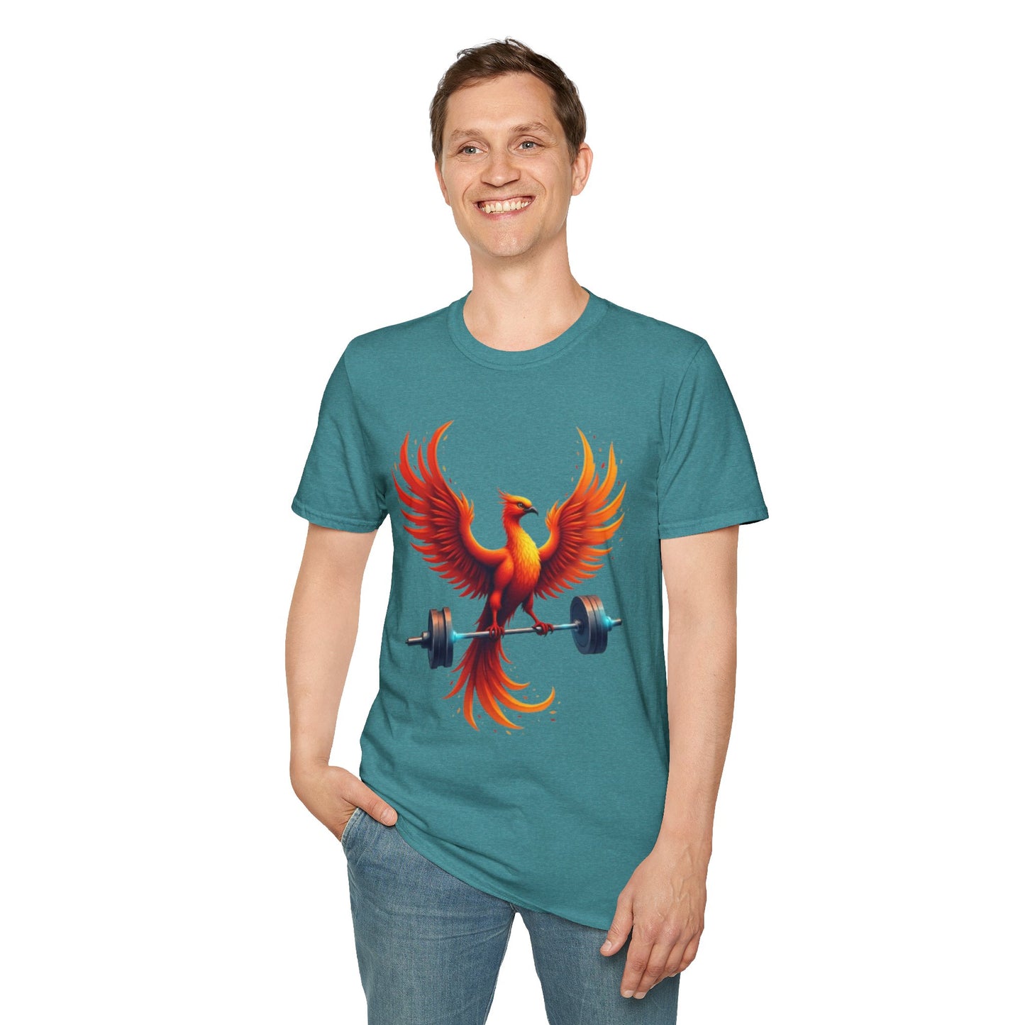 Phoenix Rising Gym T-Shirt – Strength, Resilience & Power Tee