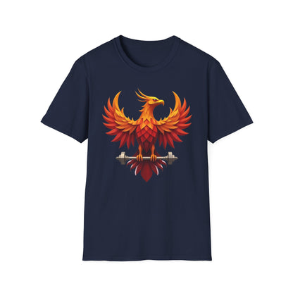 Phoenix Strength Gym T-Shirt – Rise, Lift & Conquer