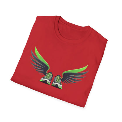 Winged Runner T-Shirt – Speed, Freedom & Endurance