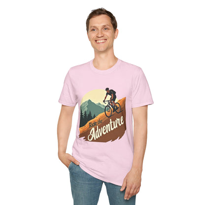 Ride the Adventure T-Shirt – Cycling & Outdoor Exploration