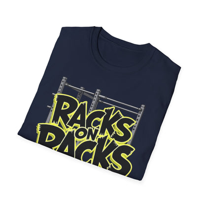 Racks on Racks T-Shirt – Funny Gym & Lifting Tee