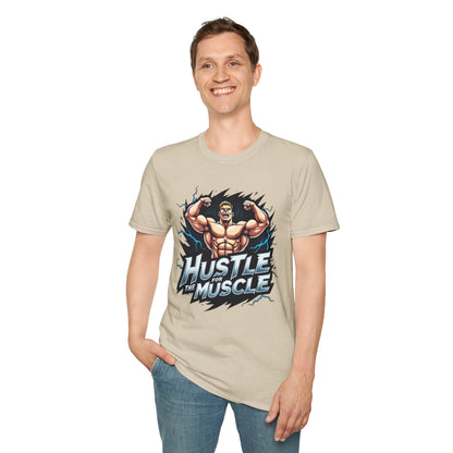 Hustle for the Muscle T-Shirt – Hardcore Gym & Fitness Tee