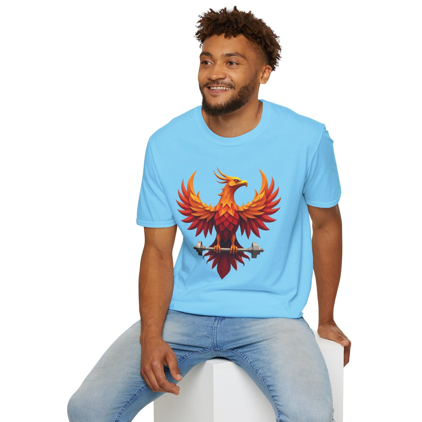 Phoenix Strength Gym T-Shirt – Rise, Lift & Conquer