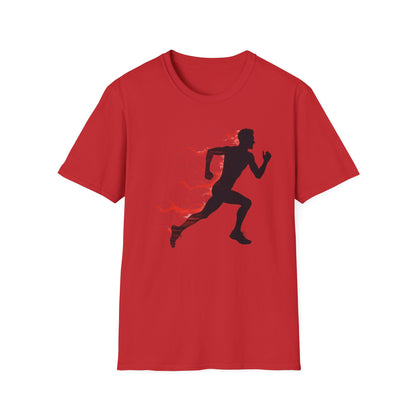 Flaming Speed Runner T-Shirt – Ignite Your Passion for Running