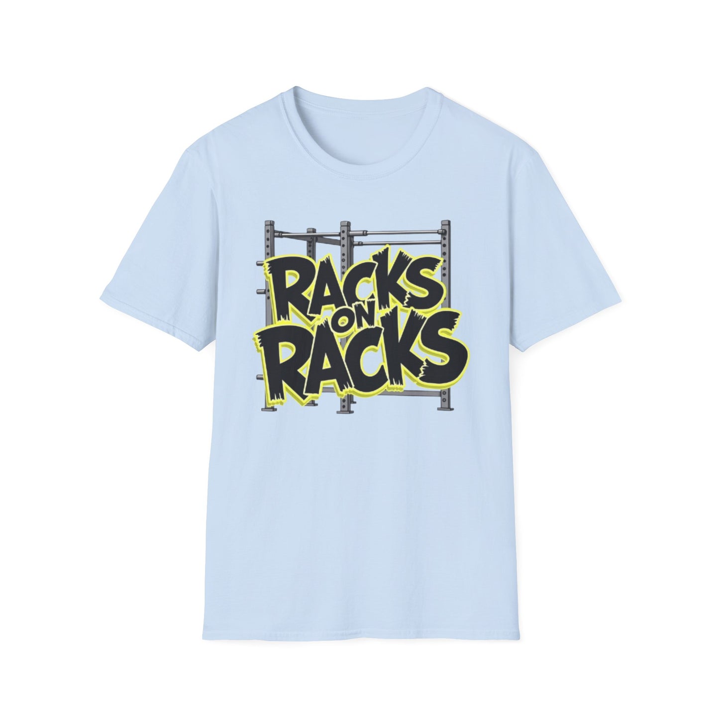 Racks on Racks T-Shirt – Funny Gym & Lifting Tee