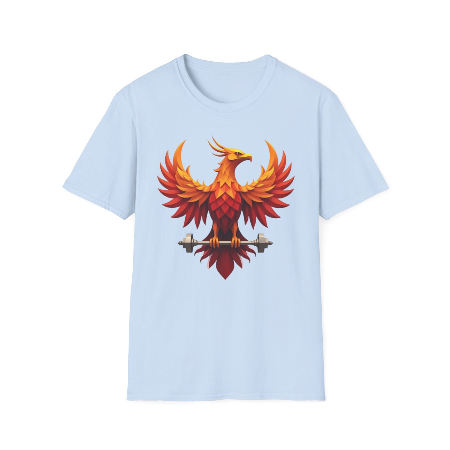 Phoenix Strength Gym T-Shirt – Rise, Lift & Conquer