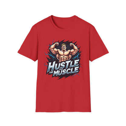 Hustle for the Muscle T-Shirt – Hardcore Gym & Fitness Tee