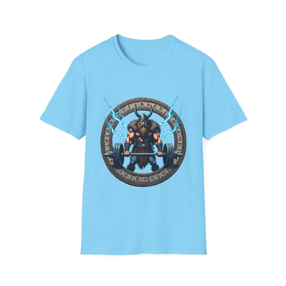 Viking Warrior Gym T-Shirt – Conquer Your Workouts with Norse Strength