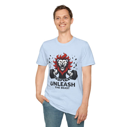 Unleash the Beast T-Shirt – Power, Strength & Gym Motivation