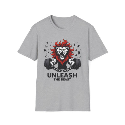 Unleash the Beast T-Shirt – Power, Strength & Gym Motivation