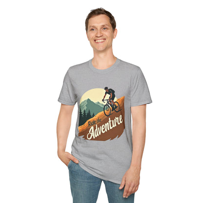 Ride the Adventure T-Shirt – Cycling & Outdoor Exploration