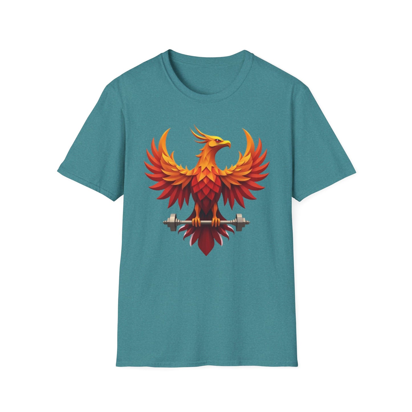 Phoenix Strength Gym T-Shirt – Rise, Lift & Conquer