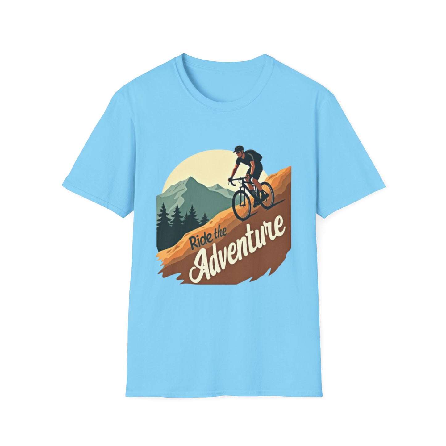 Ride the Adventure T-Shirt – Cycling & Outdoor Exploration