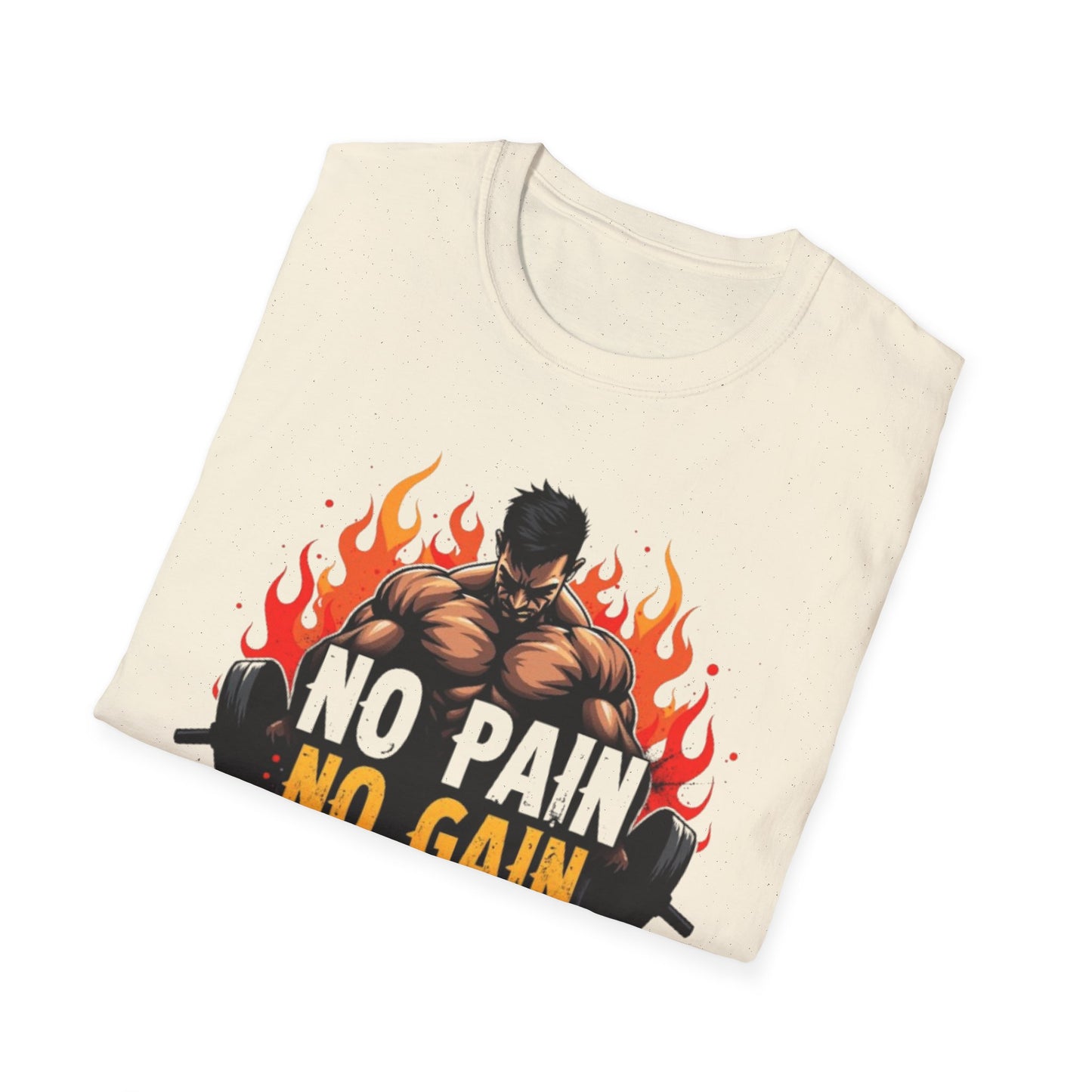 No Pain No Gain T-Shirt – Hardcore Gym & Workout Tee