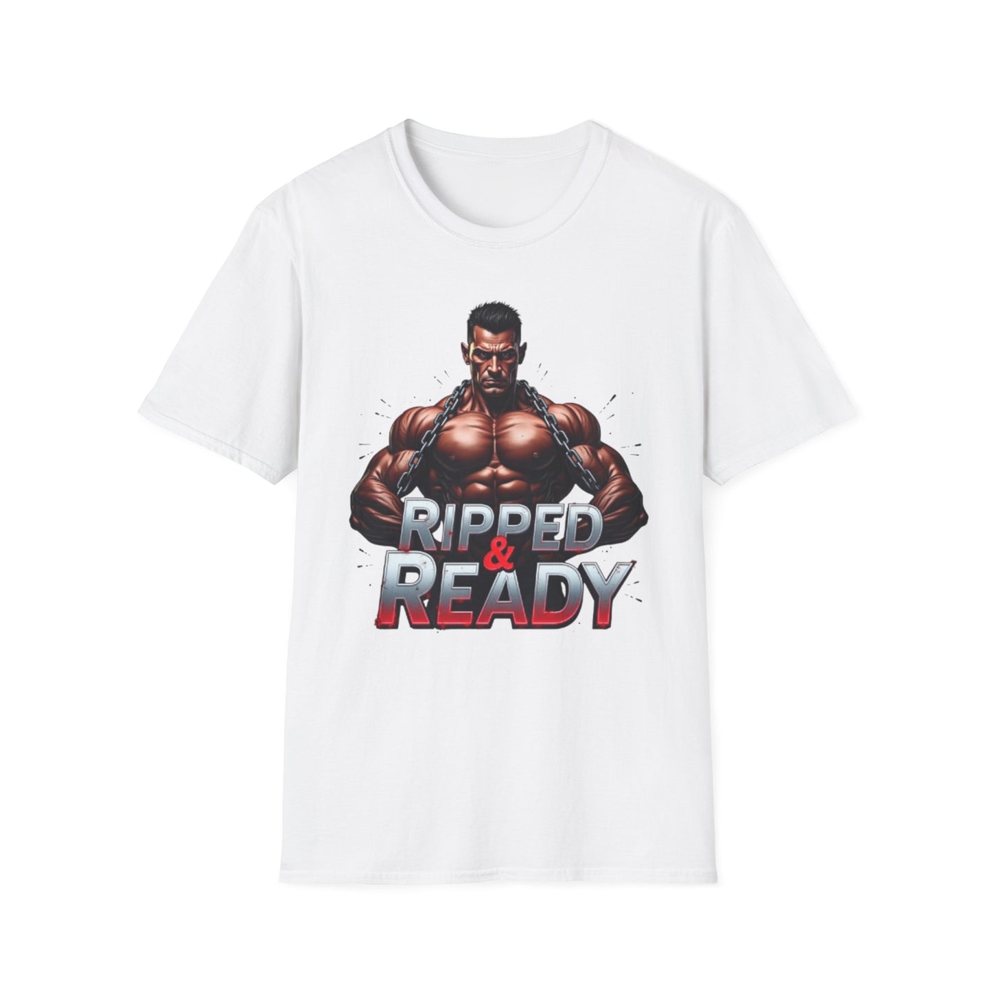 Ripped & Ready T-Shirt – Hardcore Gym & Bodybuilding Tee