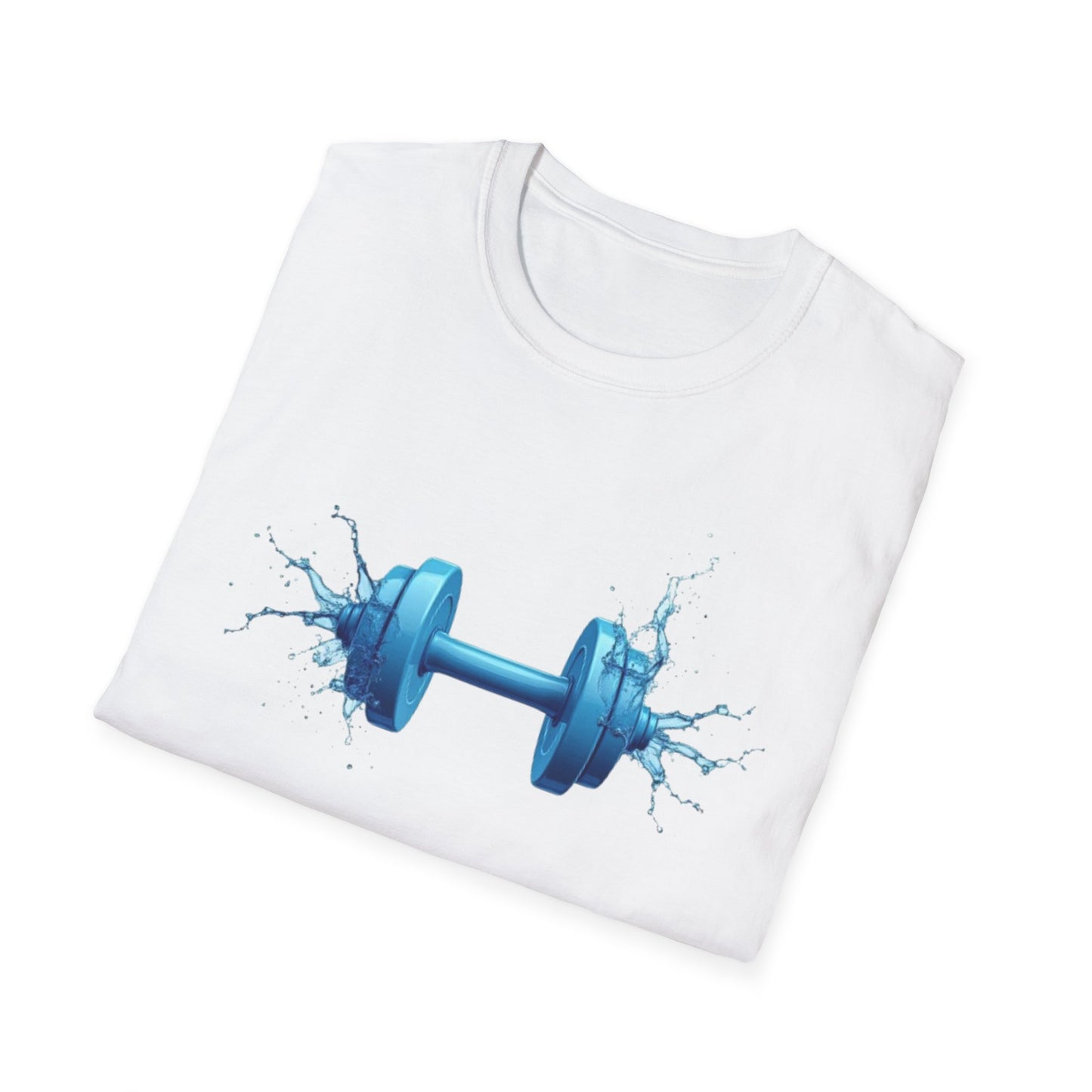 Hydro Strength Dumbbell T-Shirt – Power, Performance & Fluidity